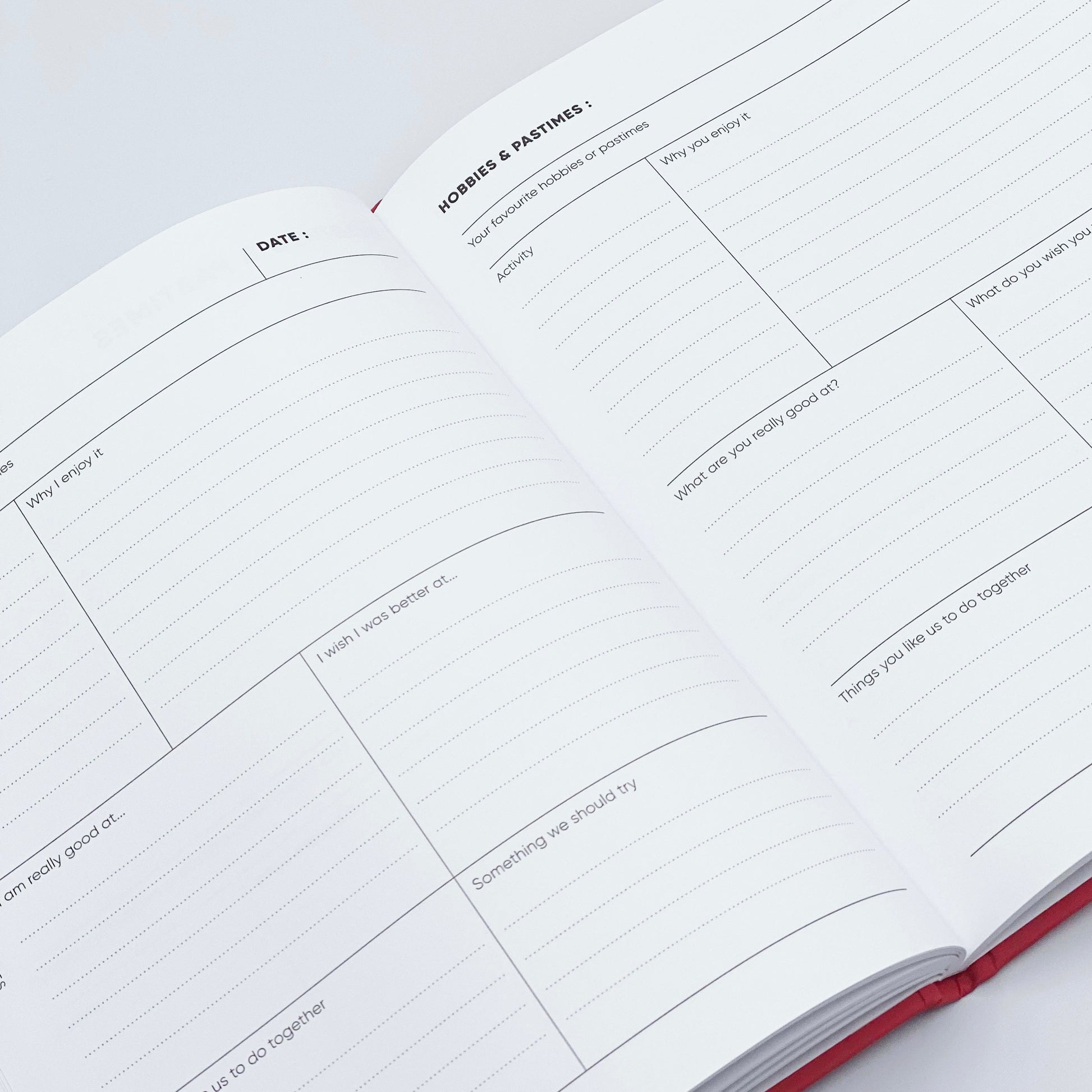 The Book of Me and You: A Shared Memory Journal