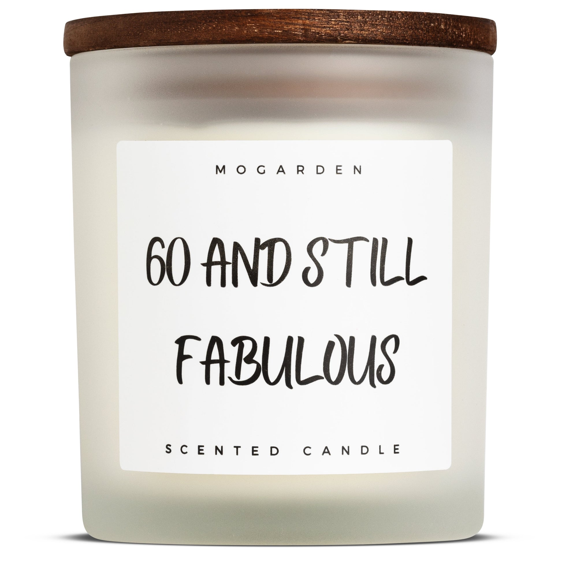 60th Birthday Luxury Vanilla Soy Candle 220g