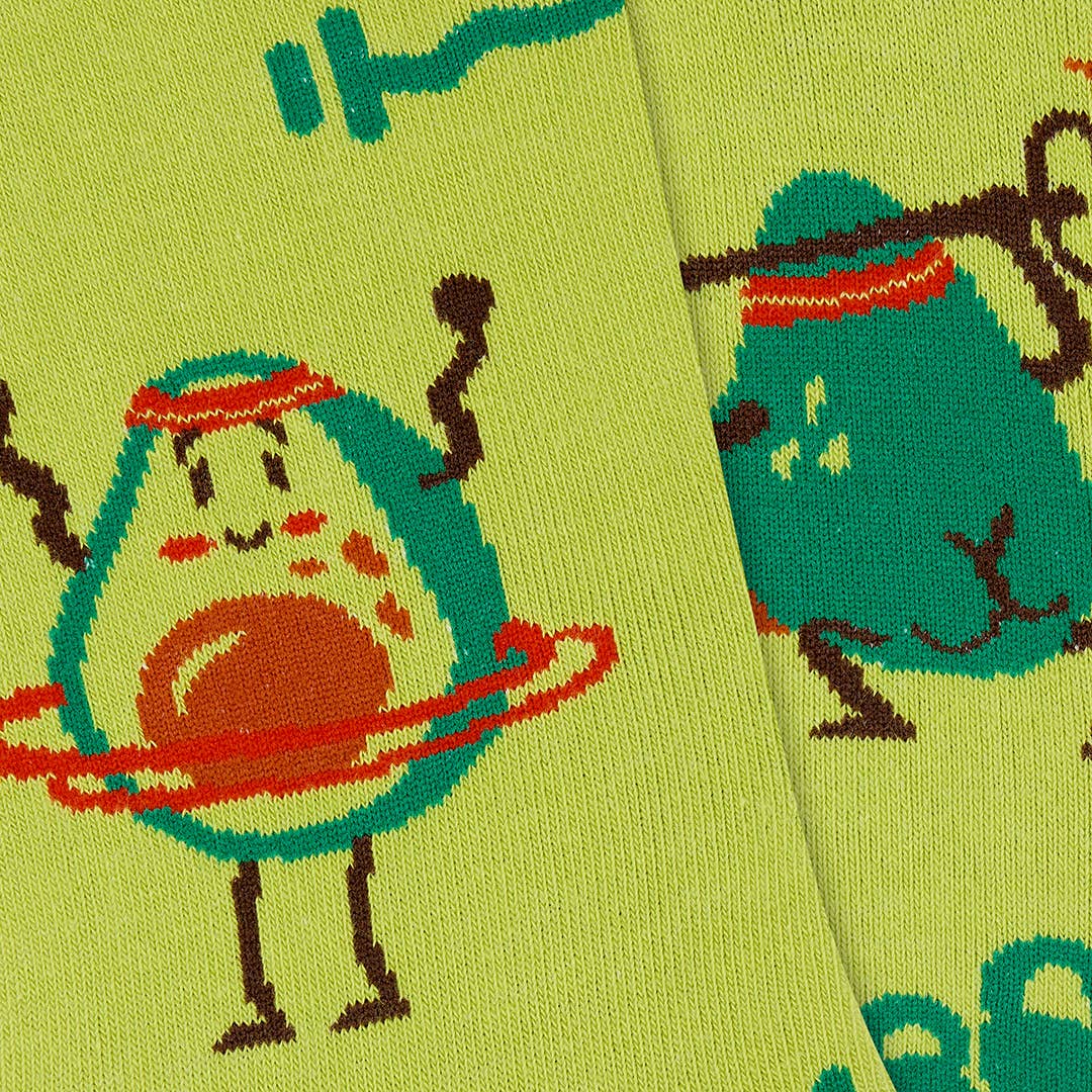 Avocado Gains Gym Socks