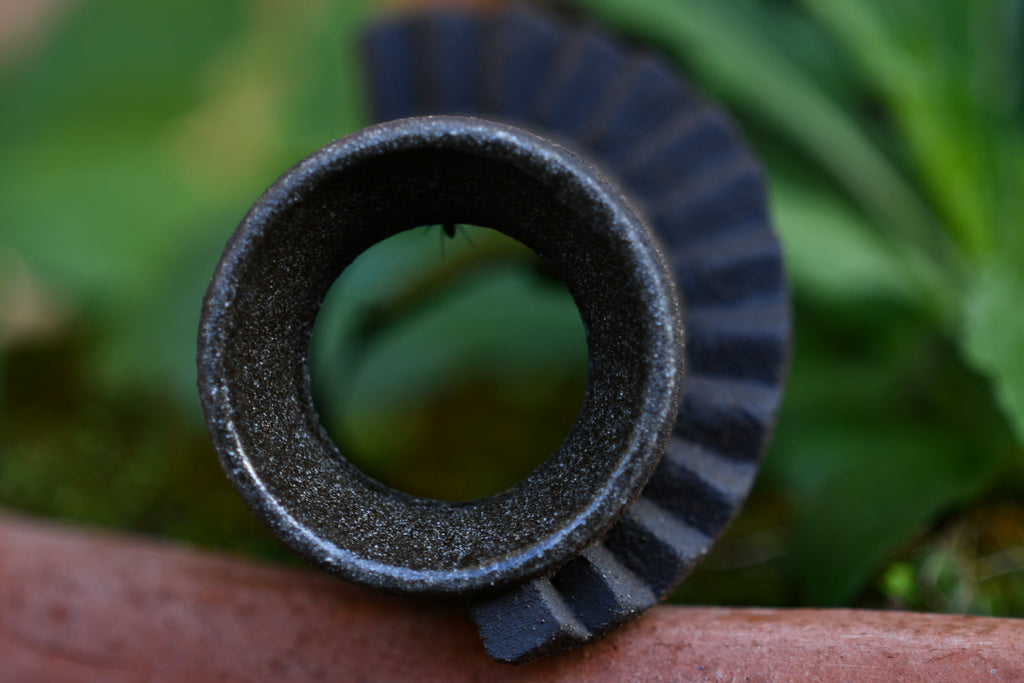 Stair series-Mid Night spiral staircase egg cup