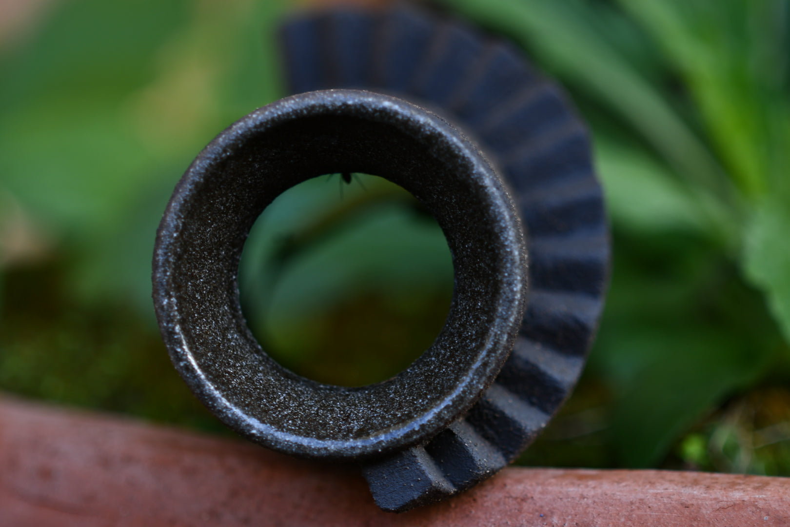 Stair series-Mid Night spiral staircase egg cup
