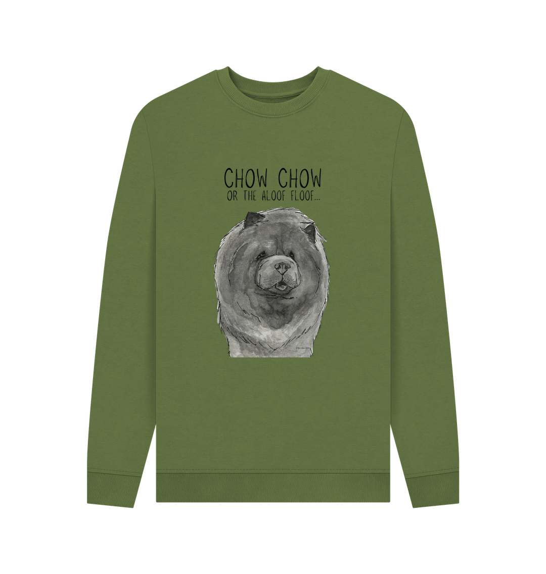 Blue Chow Chow Men's Crewneck Sweatshirt The Aloof Floof