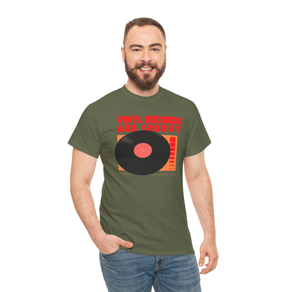 Vinyl Records Are Groovy Bold T-Shirt
