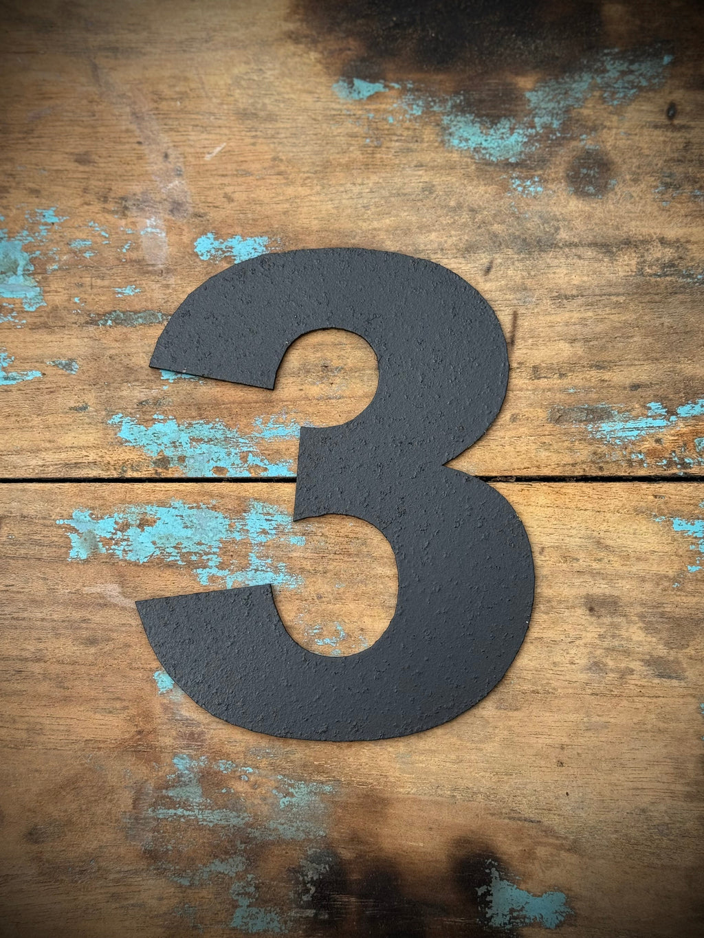 Black Metal Letters 12 inch and 5 inch Rustic Industrial Wall Decor