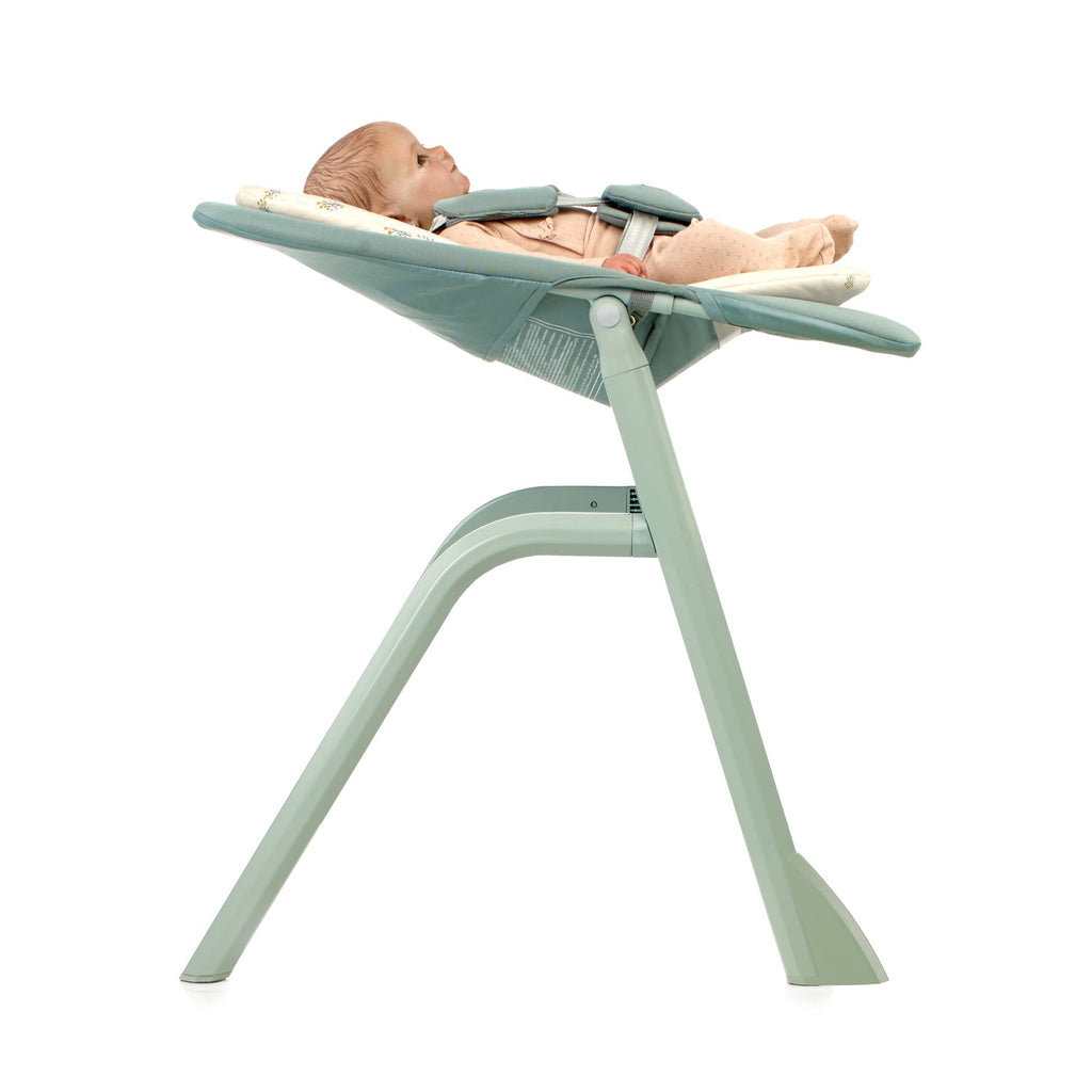 Noah Convertible Highchair and Newborn Rocker Kit in Beechwood