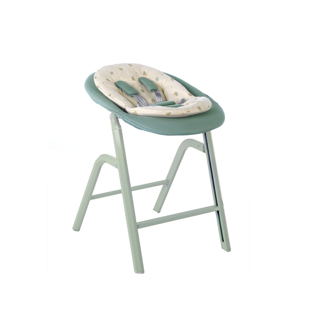 Noah Convertible Highchair and Newborn Rocker Kit in Beechwood