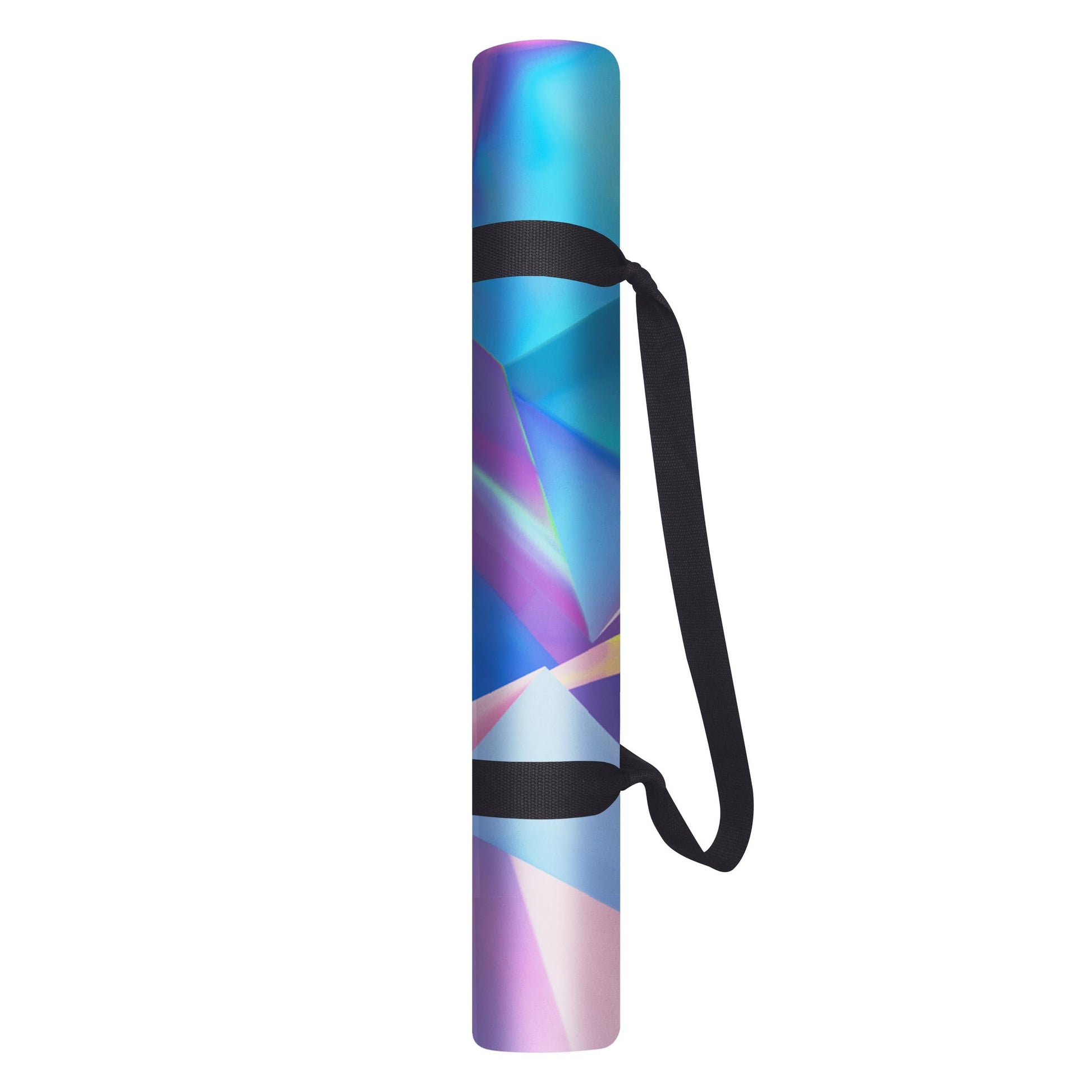 Travel Yoga Mat 1.5mm Thin Foldable Machine Washable with Carry Strap