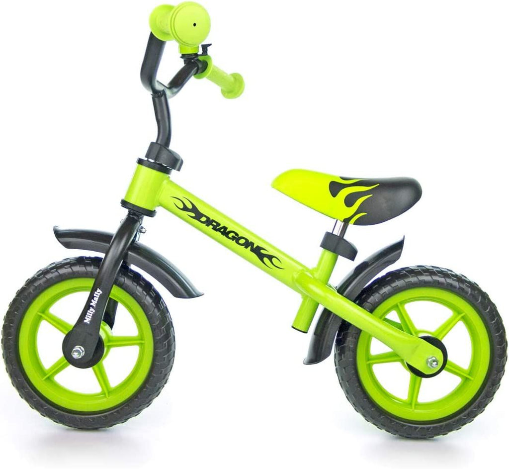 Unleash Adventure with the Milly Mally Dragon Balance Bike by Milly Mally at www.brixbailey.com