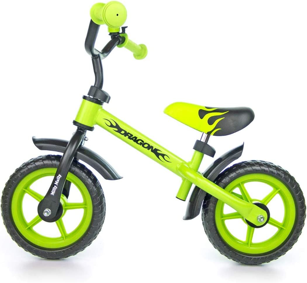 Unleash Adventure with the Milly Mally Dragon Balance Bike by Milly Mally at www.brixbailey.com