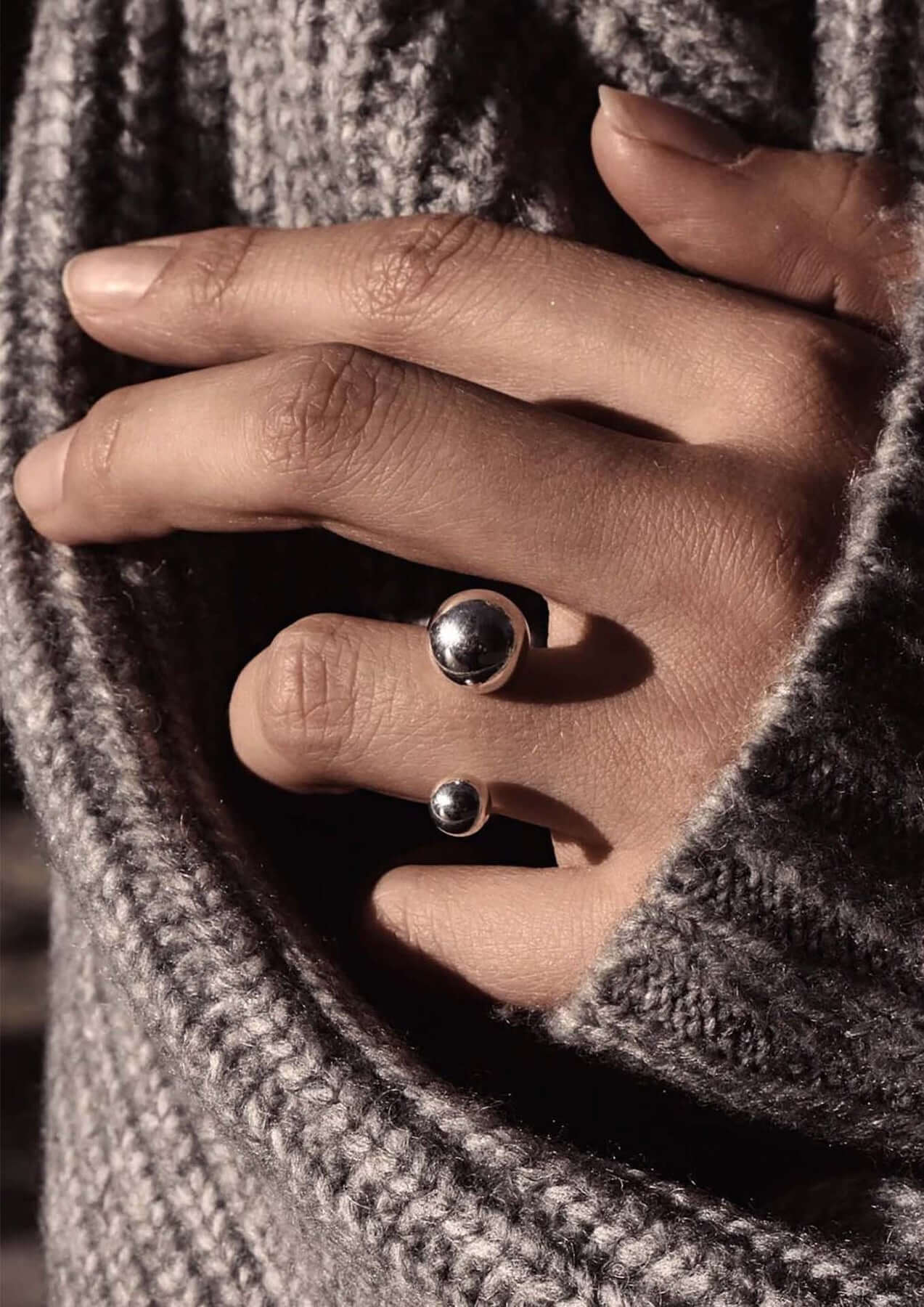 Silver Bomb Ring – Multisize, Eye-Catching & Handmade by NO MORE at www.brixbailey.com