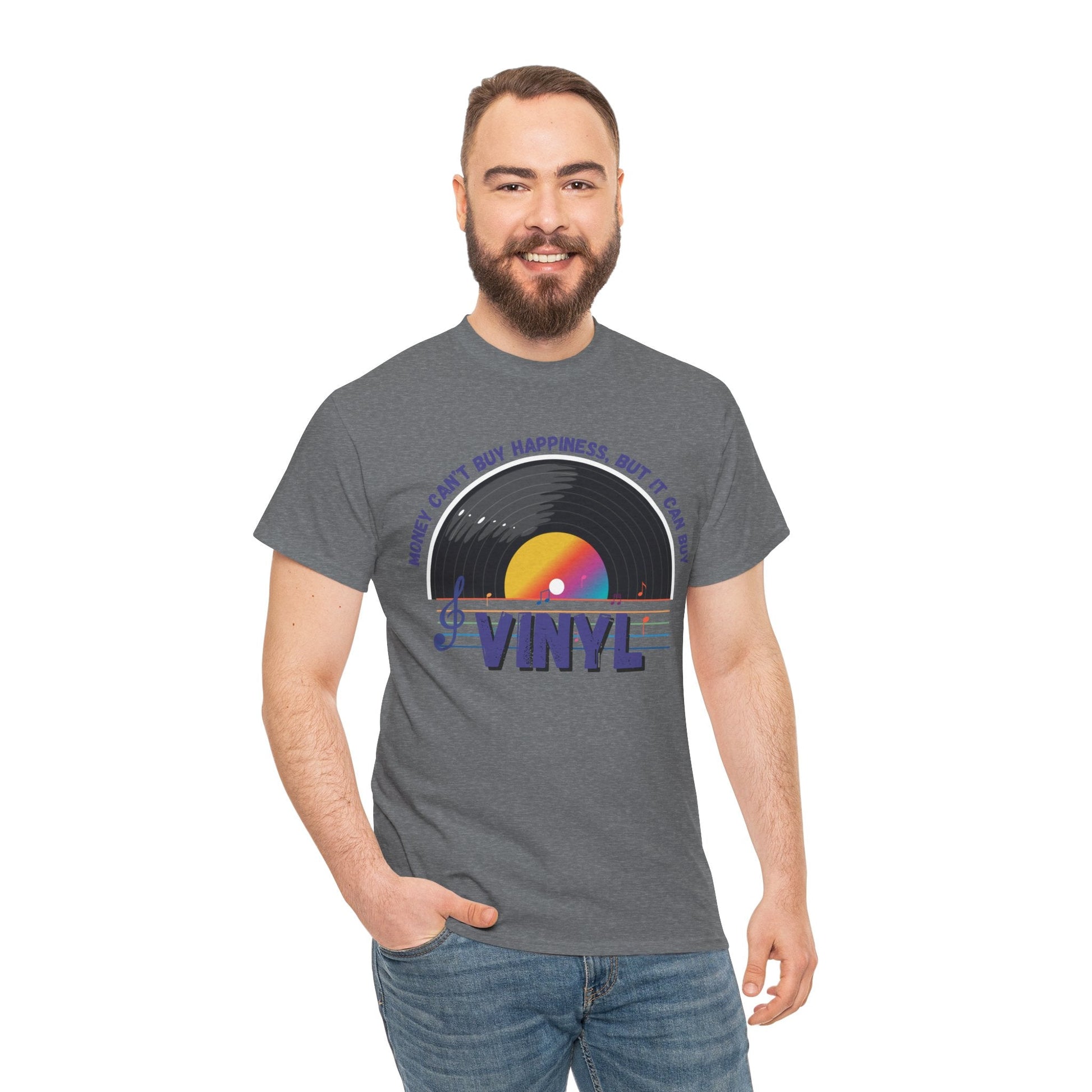 Money Can't Buy Happiness But It Can Buy Vinyl Men's T-Shirt