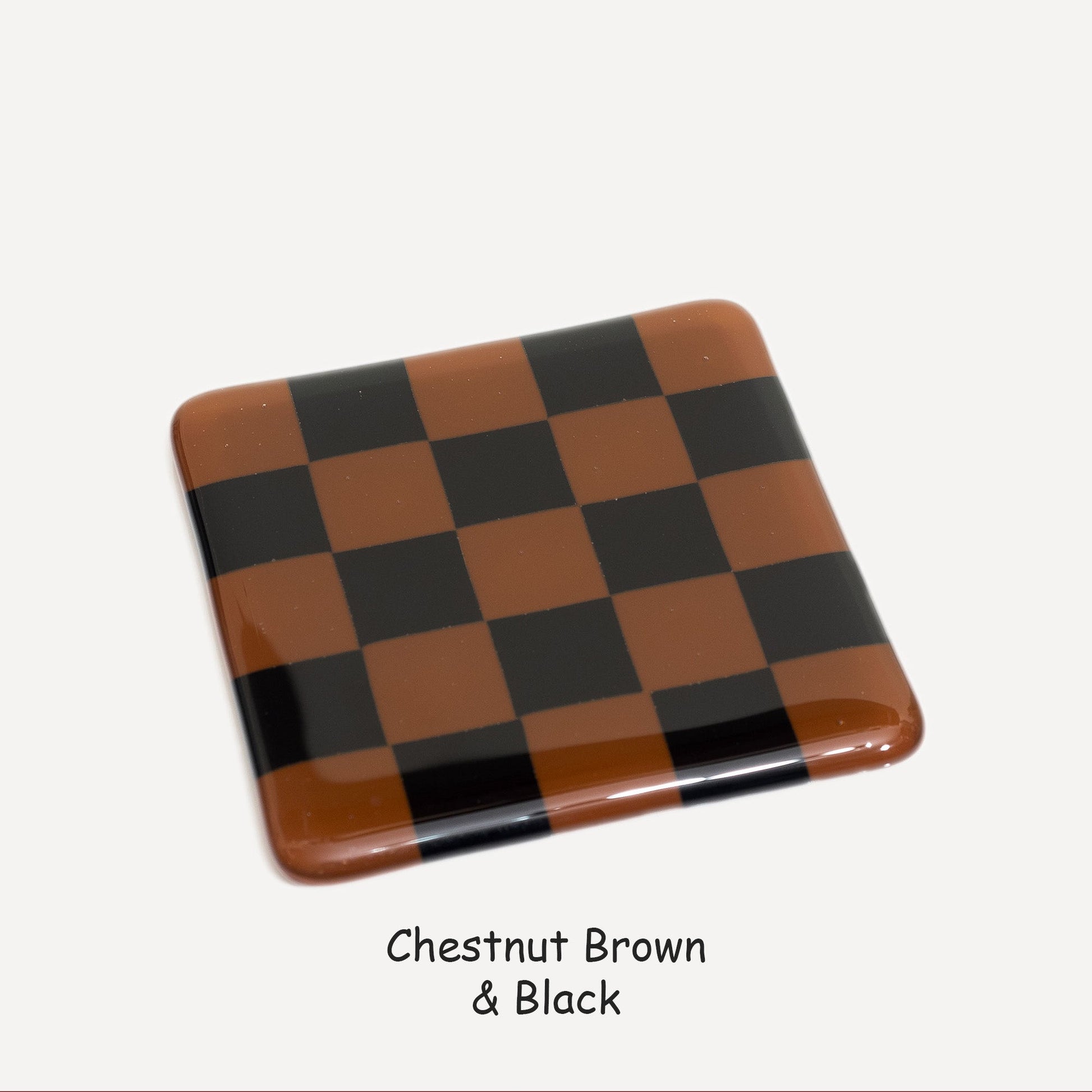 10cm Chequered Dual Colour Coaster Oceanside Collection