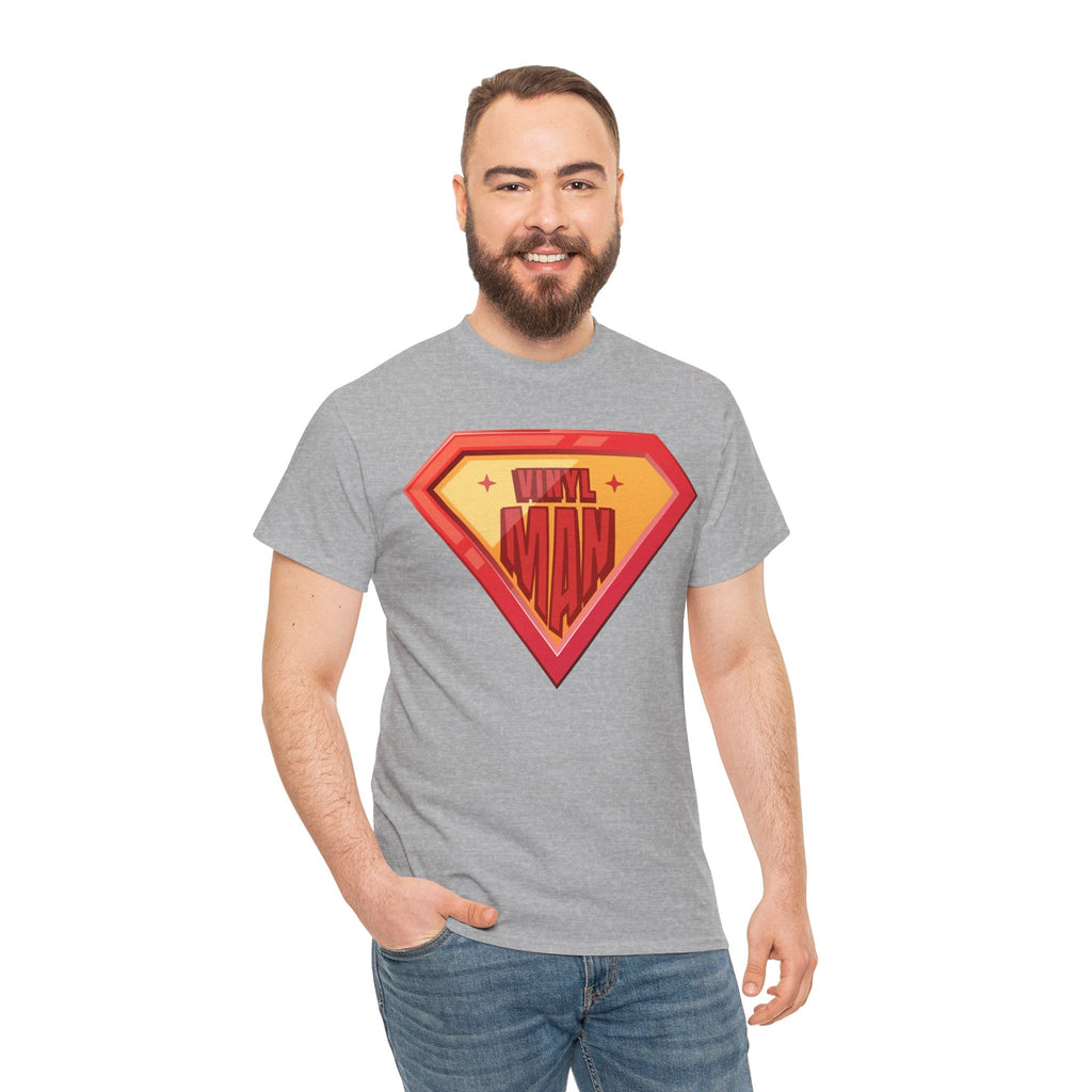 Vinyl Man Men's Superhero T-Shirt