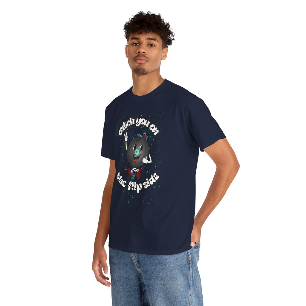 Catch You On The Flip Side Men's Vinyl T-Shirt