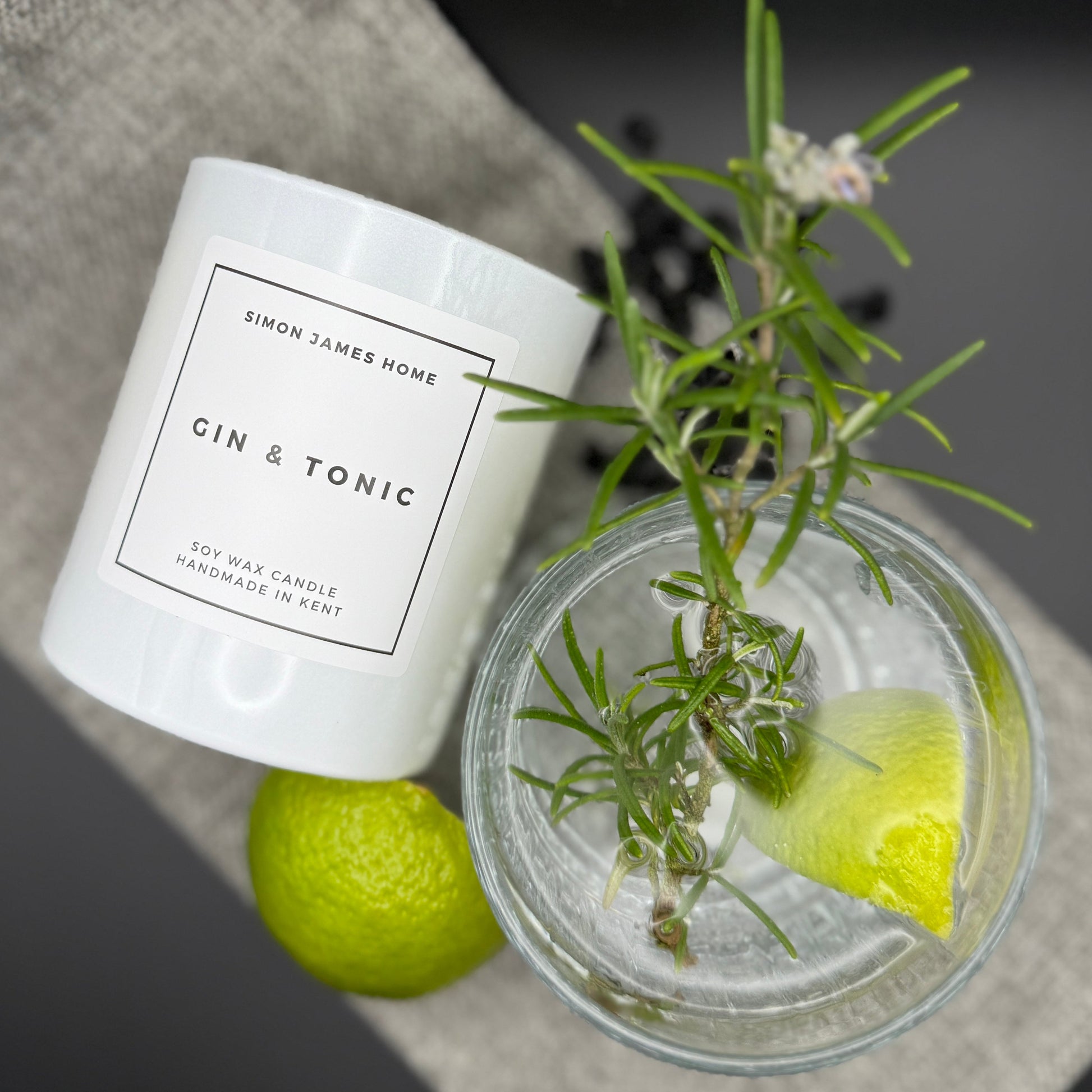 Gin and Tonic Handmade Soy Wax Candle