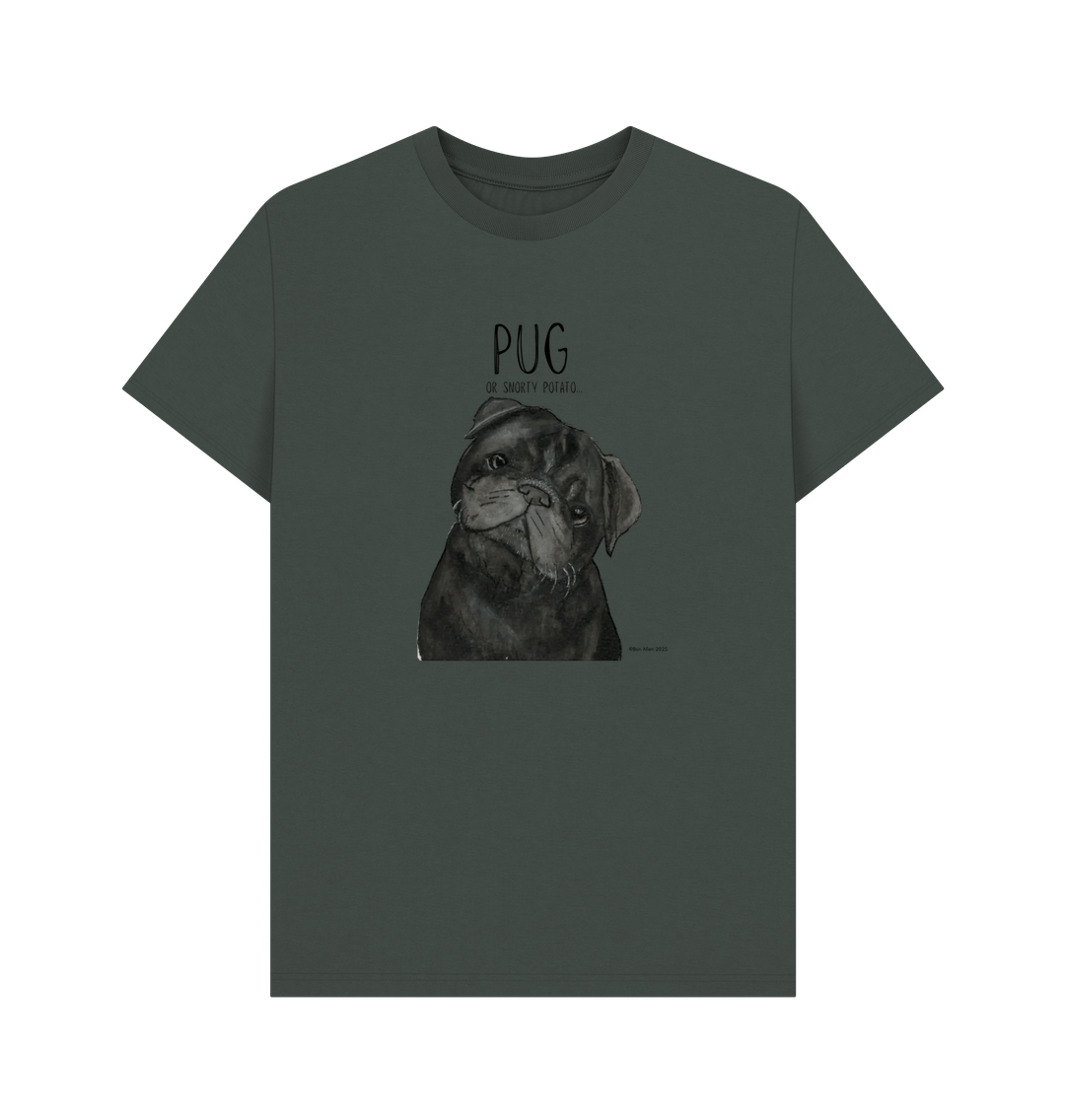 Snorty Potato Men's T-Shirt for Pug Lovers