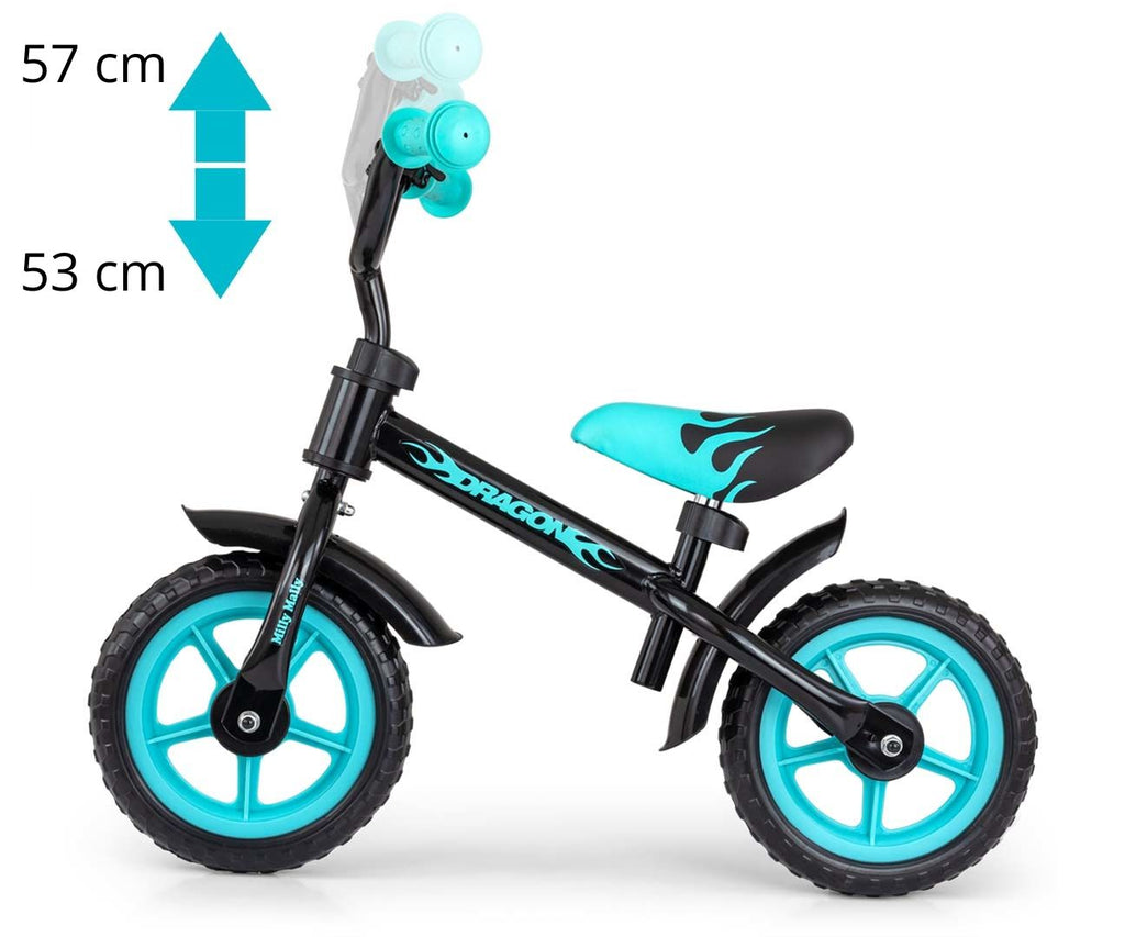 Introduce Your Little One to the Joy of Cycling with the Milly Mally Dragon Balance Bike by Milly Mally at www.brixbailey.com