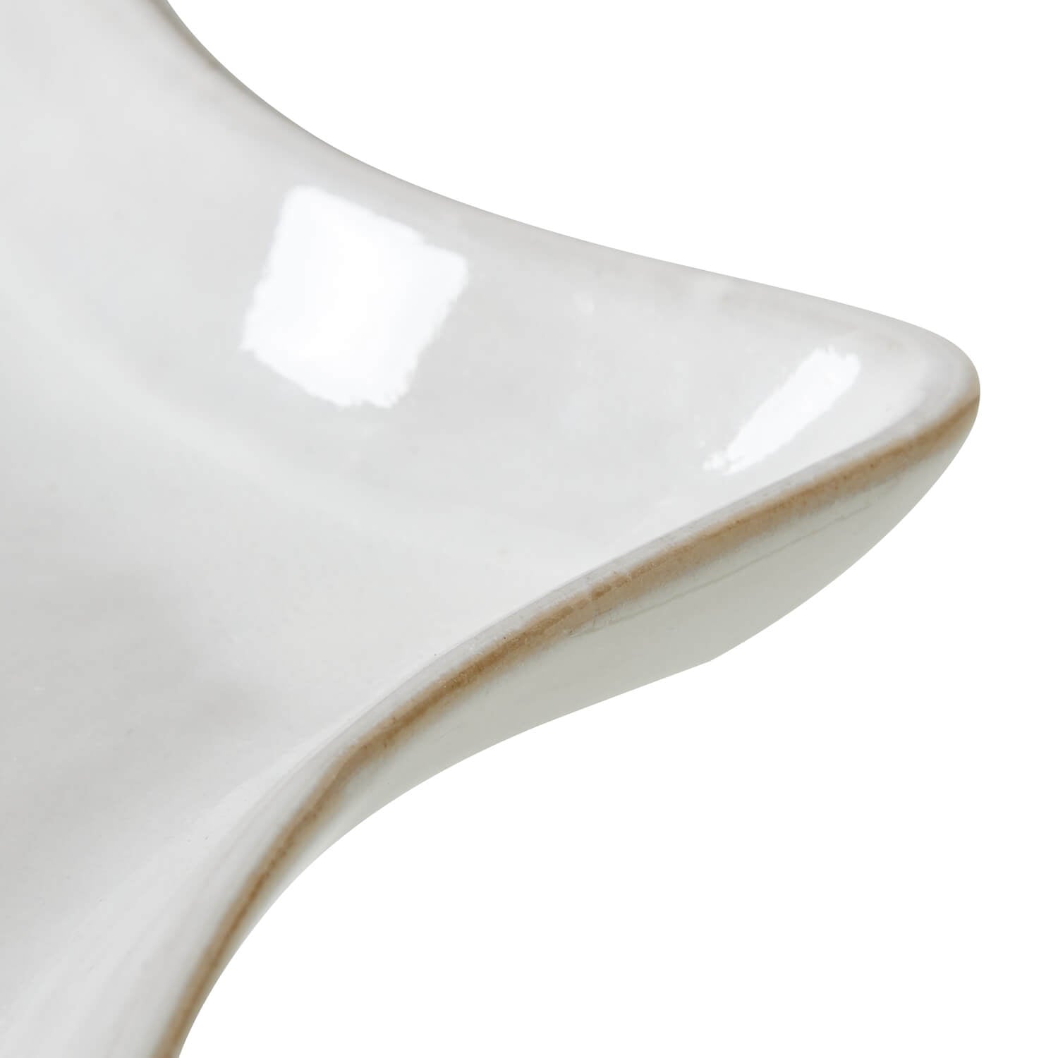 Minimalist white ceramic star dish for home dÃ©cor, handcrafted with smooth edges and luminous finish. by RoomLondon at brixbailey.com