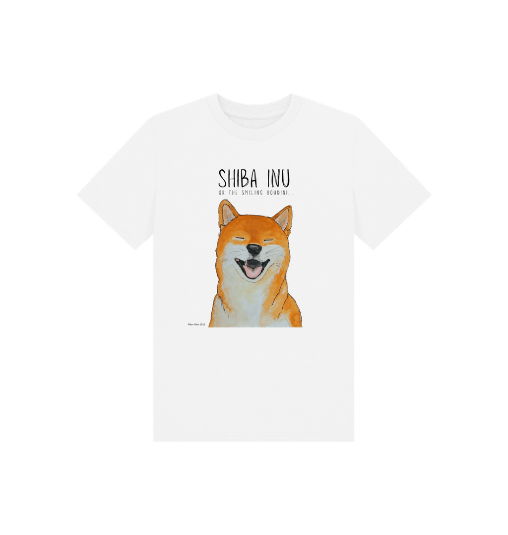Tiny Human Big Shiba Energy Kids Tee