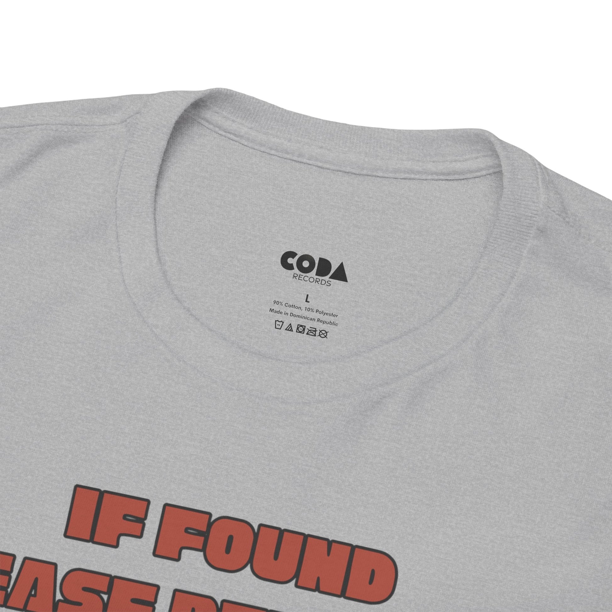 If Found, Please Return to the Record Store Men's T-Shirt