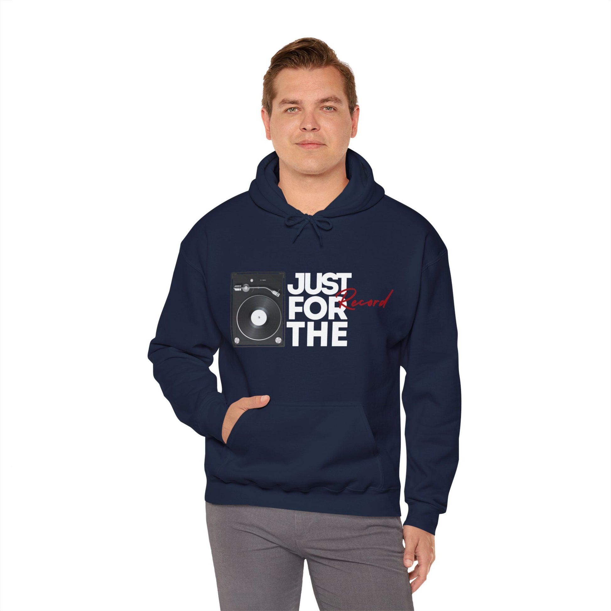 Just for the Record Mens Hoodie