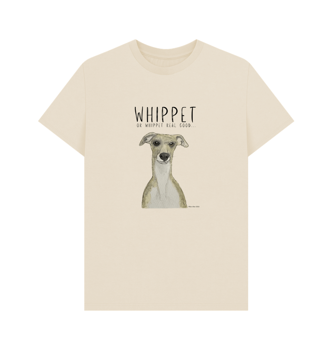 Organic Cotton Whippet Lover Tee Ethical and Soft