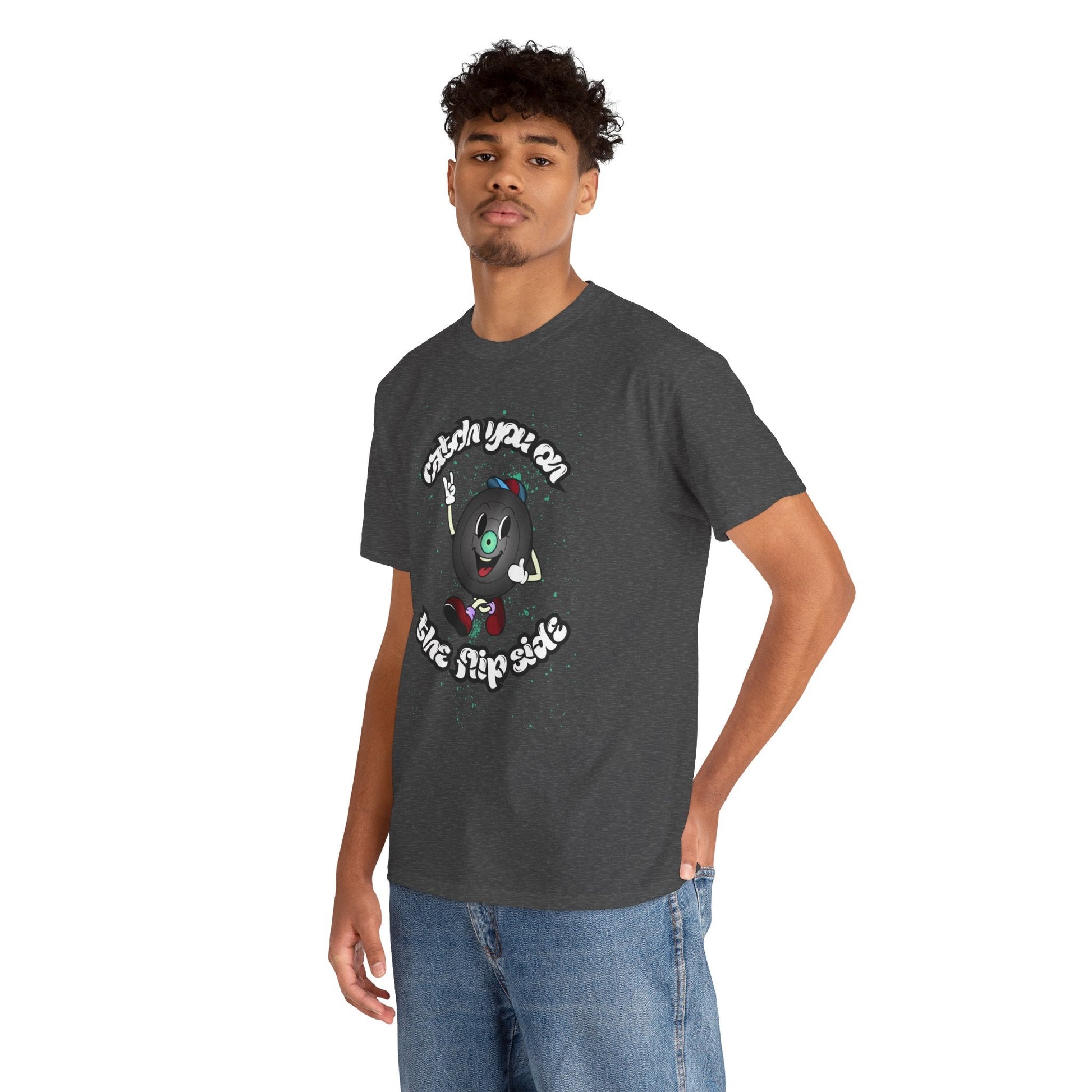Catch You On The Flip Side Men's Vinyl T-Shirt