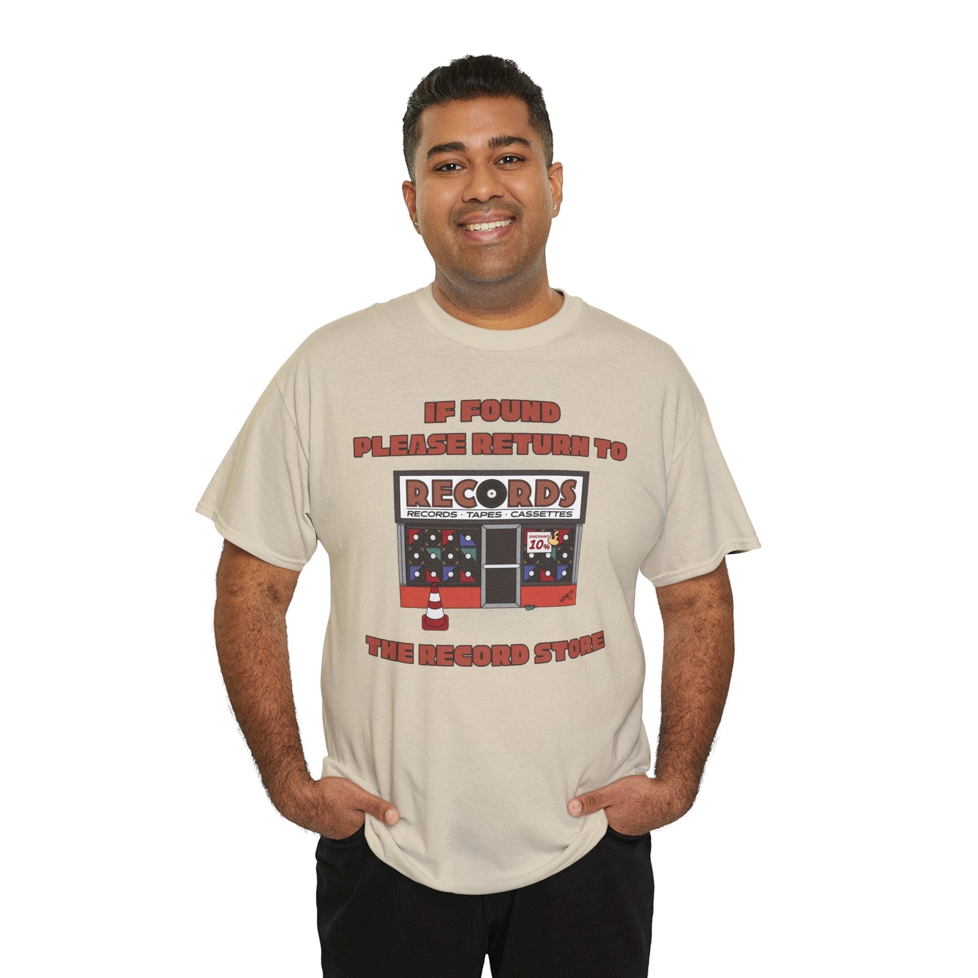 If Found, Please Return to the Record Store Men's T-Shirt
