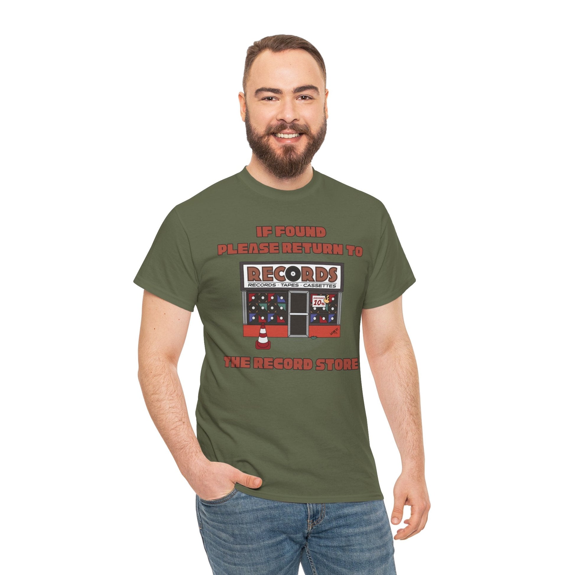 If Found, Please Return to the Record Store Men's T-Shirt