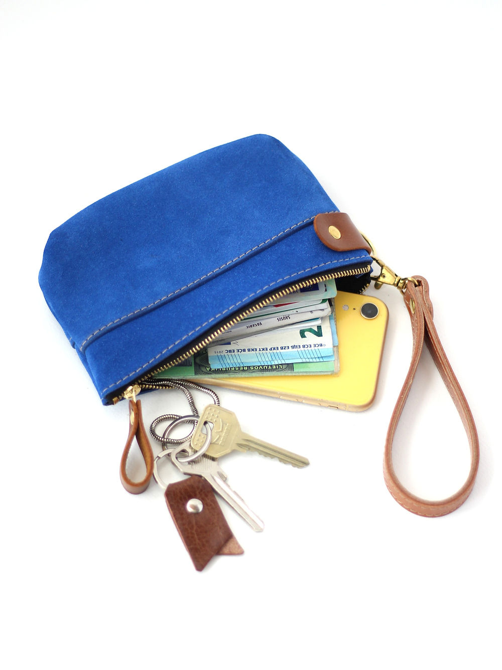 Versatile Leather Pouch – Handmade, Multi-Purpose Wallet by TOKS VISOKS at www.brixbailey.com