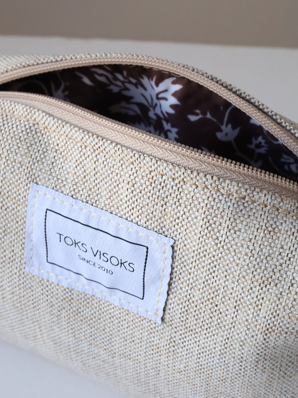 LORNA Handmade Makeup Pouch – Spacious & Eco-Friendly by TOKS VISOKS at www.brixbailey.com