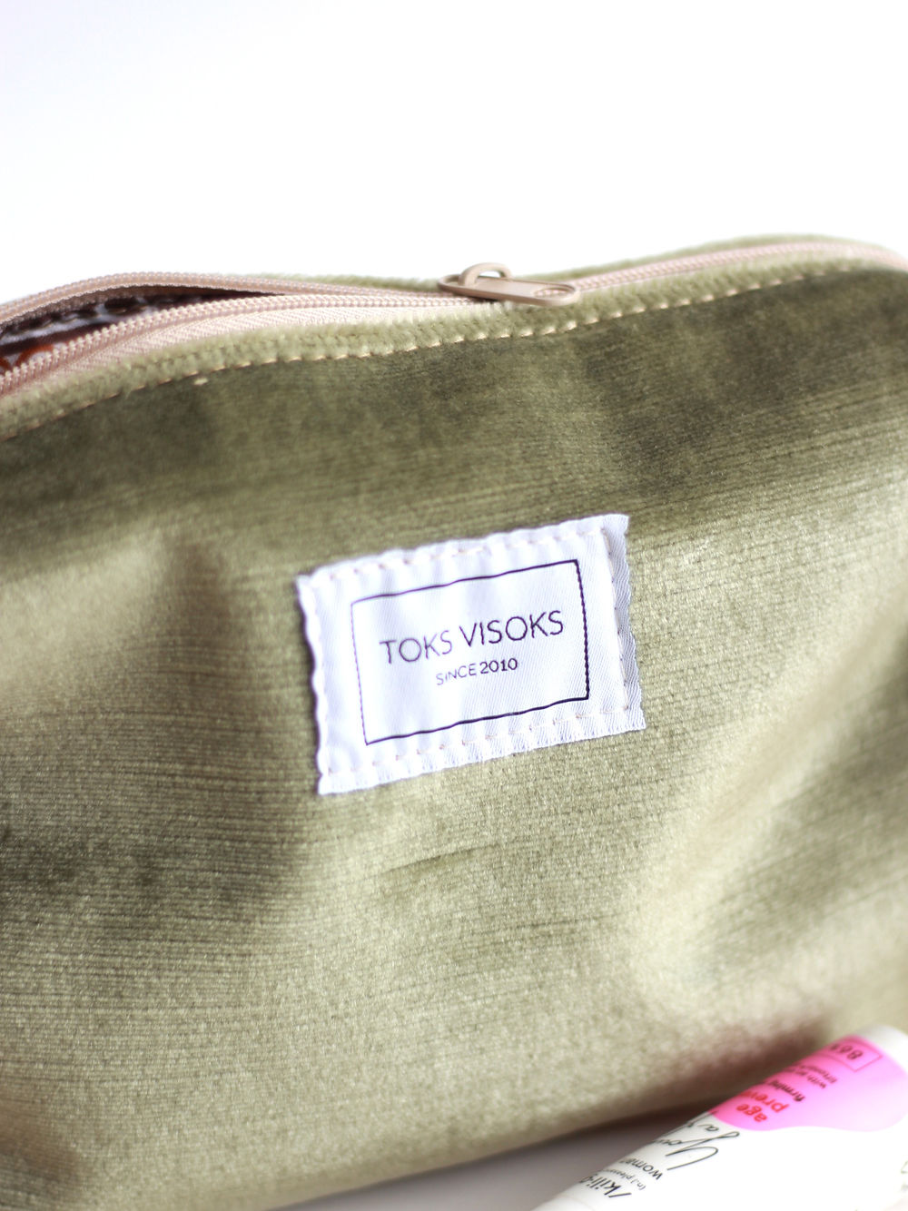 LORNA Handmade Makeup Pouch – Sustainable & Spacious by TOKS VISOKS at www.brixbailey.com
