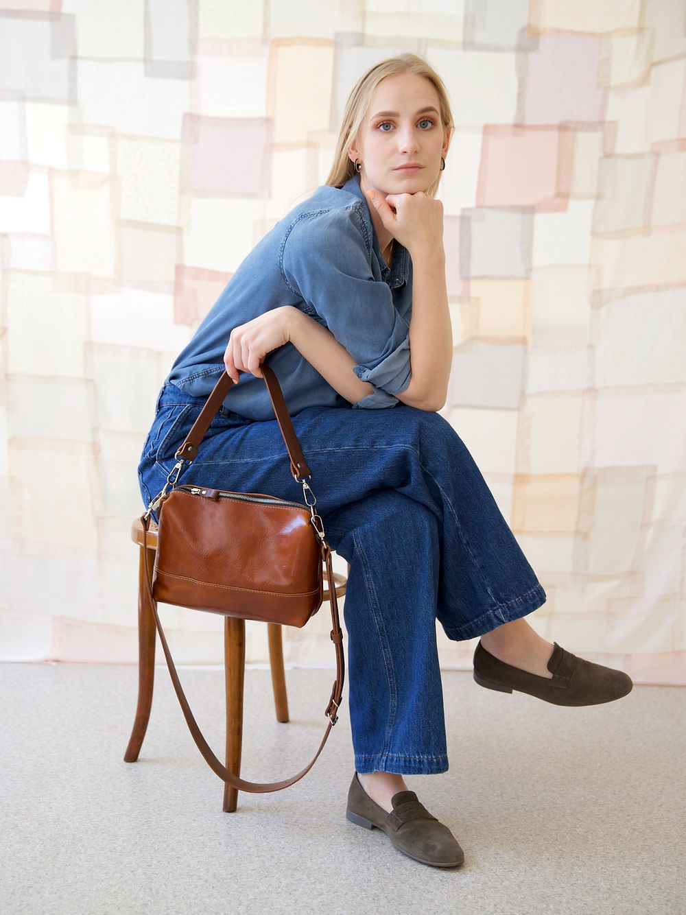 Handmade Robin Leather Bag – Sleek, Adjustable & Durable by TOKS VISOKS at www.brixbailey.com