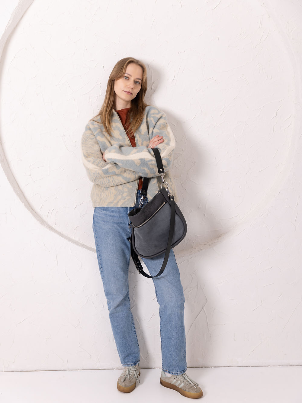 STELLA Black Leather Handbag - Handmade & Versatile by TOKS VISOKS at www.brixbailey.com