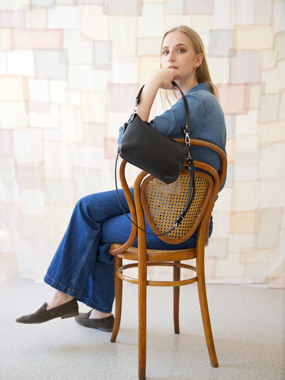 TOMMY Leather Pouch Bag – Versatile & Handcrafted in Lithuania by TOKS VISOKS at www.brixbailey.com