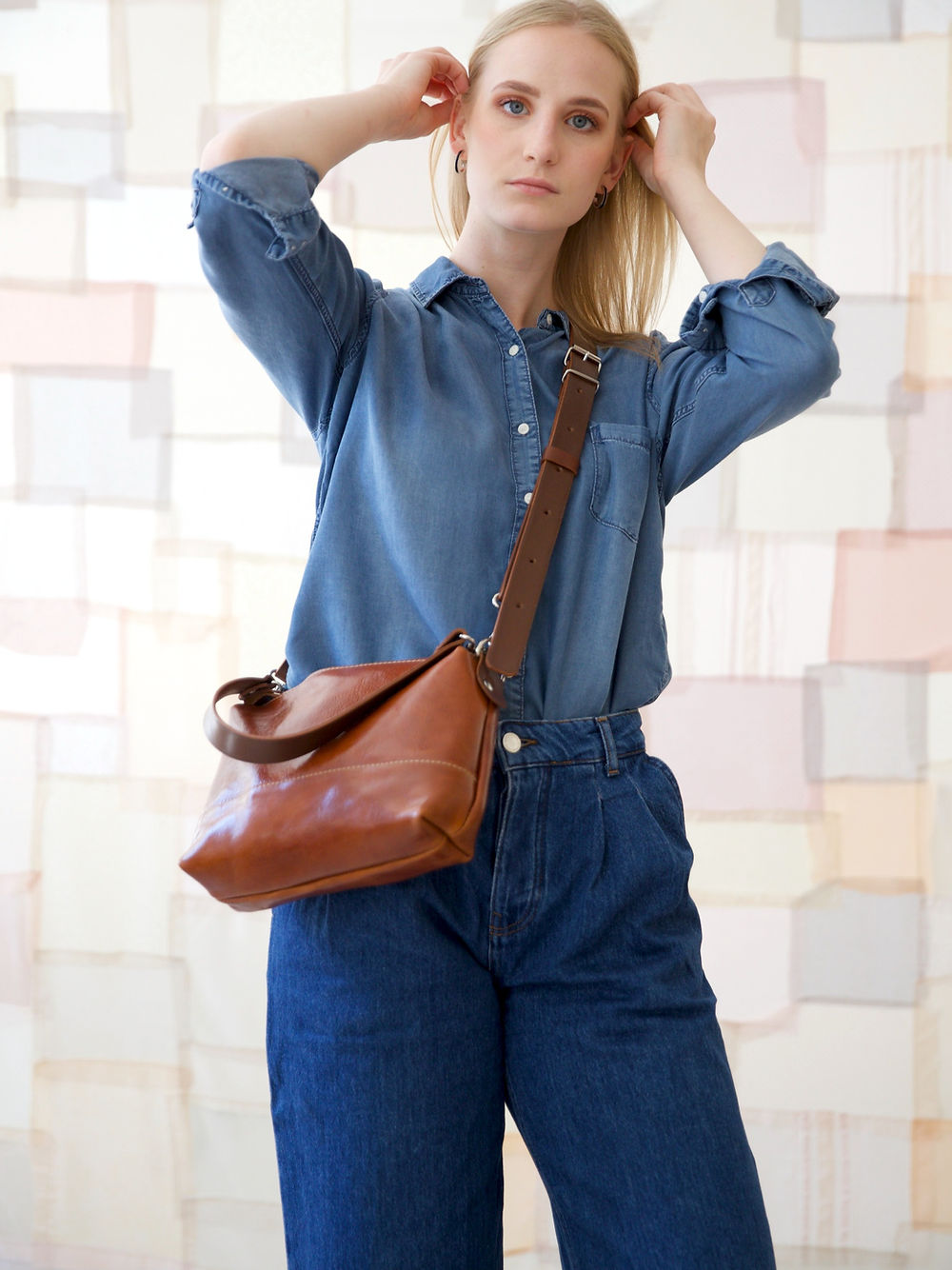 Robin Handcrafted Leather Bag – Stylish, Adjustable & Removable Handles by TOKS VISOKS at www.brixbailey.com