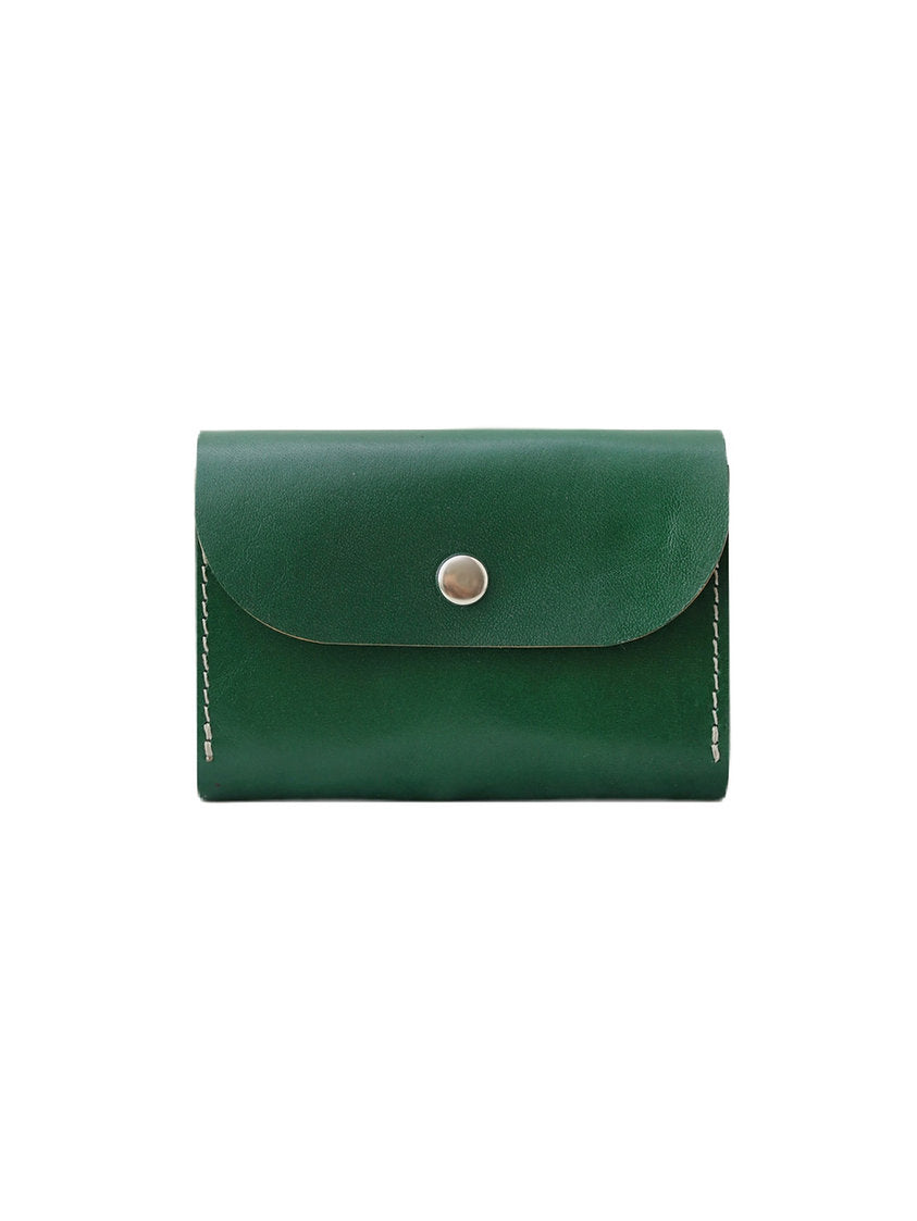 FRIDAY Vibrant Green Leather Wallet – Spacious & Secure by TOKS VISOKS at www.brixbailey.com
