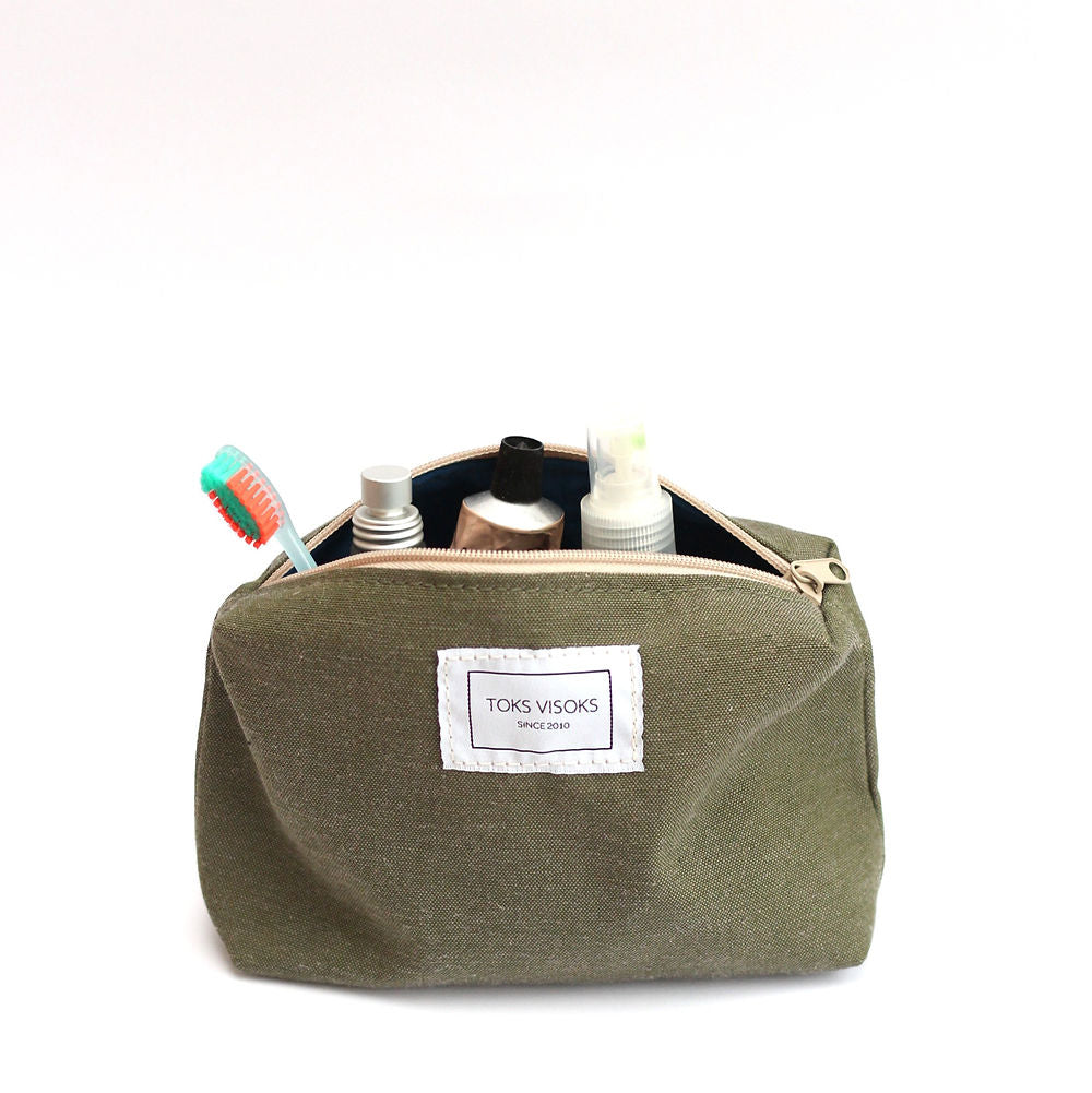 LORNA Handmade Makeup Pouch – Sustainable & Spacious by TOKS VISOKS at www.brixbailey.com