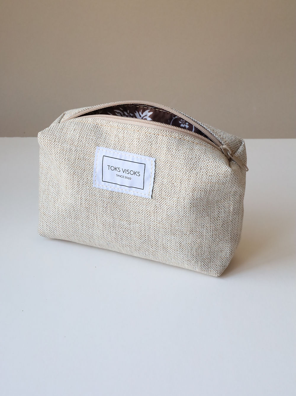 Handmade LORNA Makeup Pouch – Eco-Friendly & Spacious by TOKS VISOKS at www.brixbailey.com