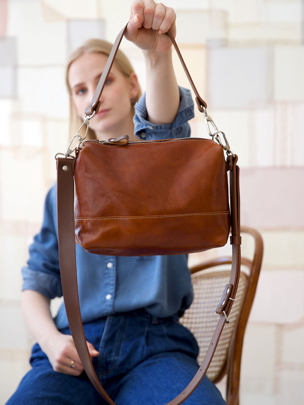 Handmade Leather Robin Bag – Adjustable, Stylish & Durable by TOKS VISOKS at www.brixbailey.com
