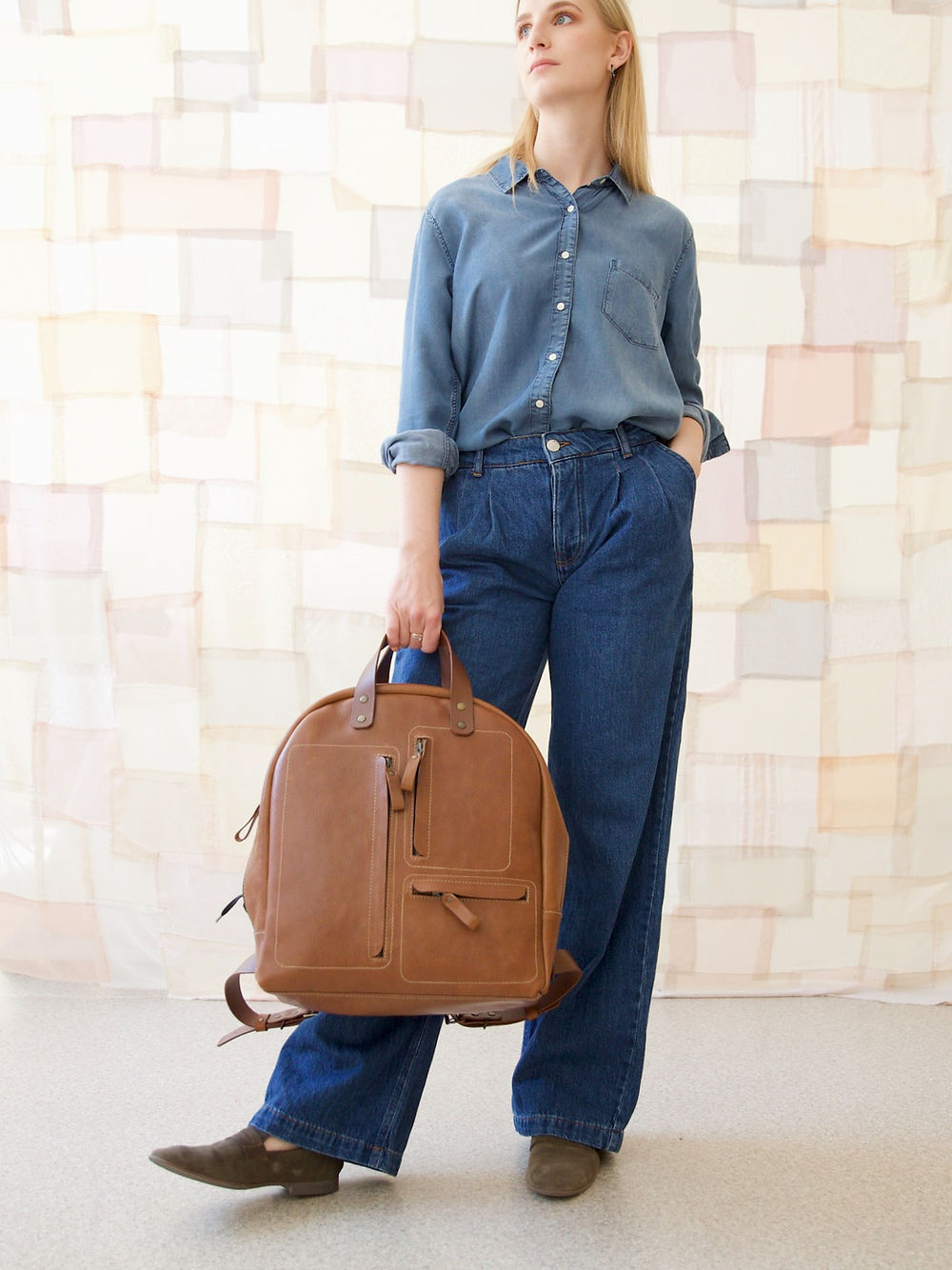 GORDON Handmade Leather Backpack – Stylish & Spacious by TOKS VISOKS at www.brixbailey.com