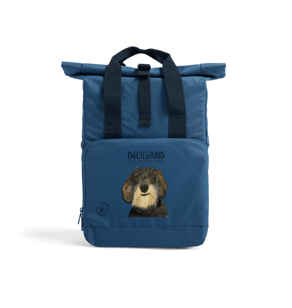 Wire Haired Dachshund Roll Top Backpack