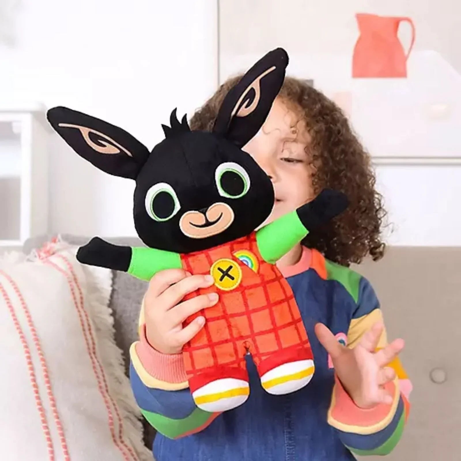 Bing Talking Soft Toy with Sounds and Light Up Button