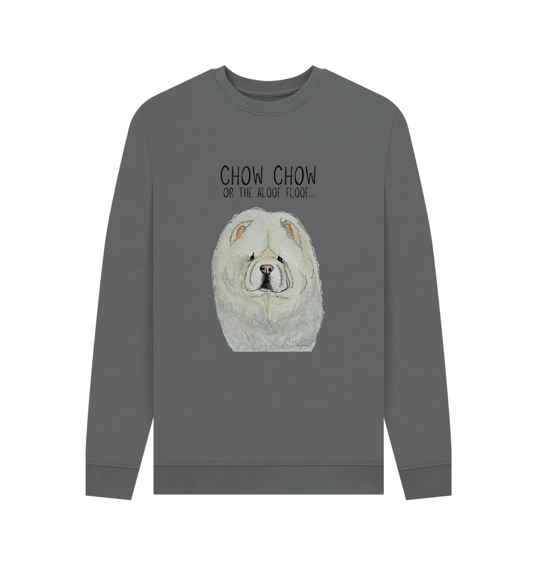 Cream Chow Chow Men's Crewneck Sweatshirt