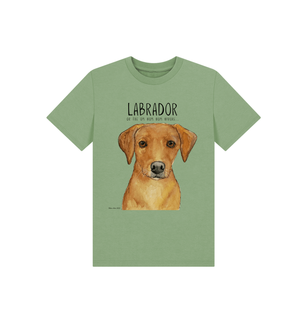 Fox Red Labrador Snack Patrol Kids Tee