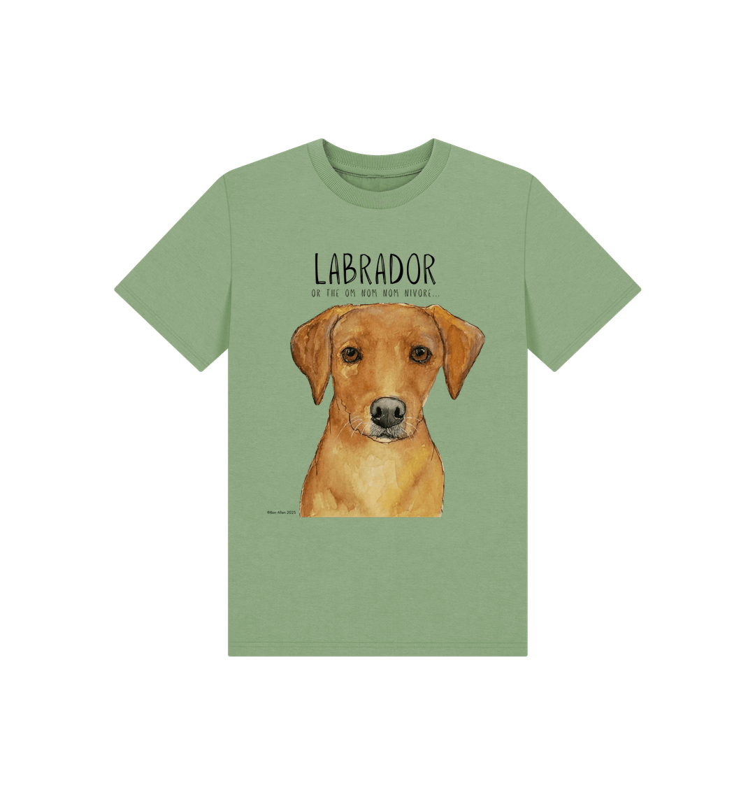 Fox Red Labrador Snack Patrol Kids Tee
