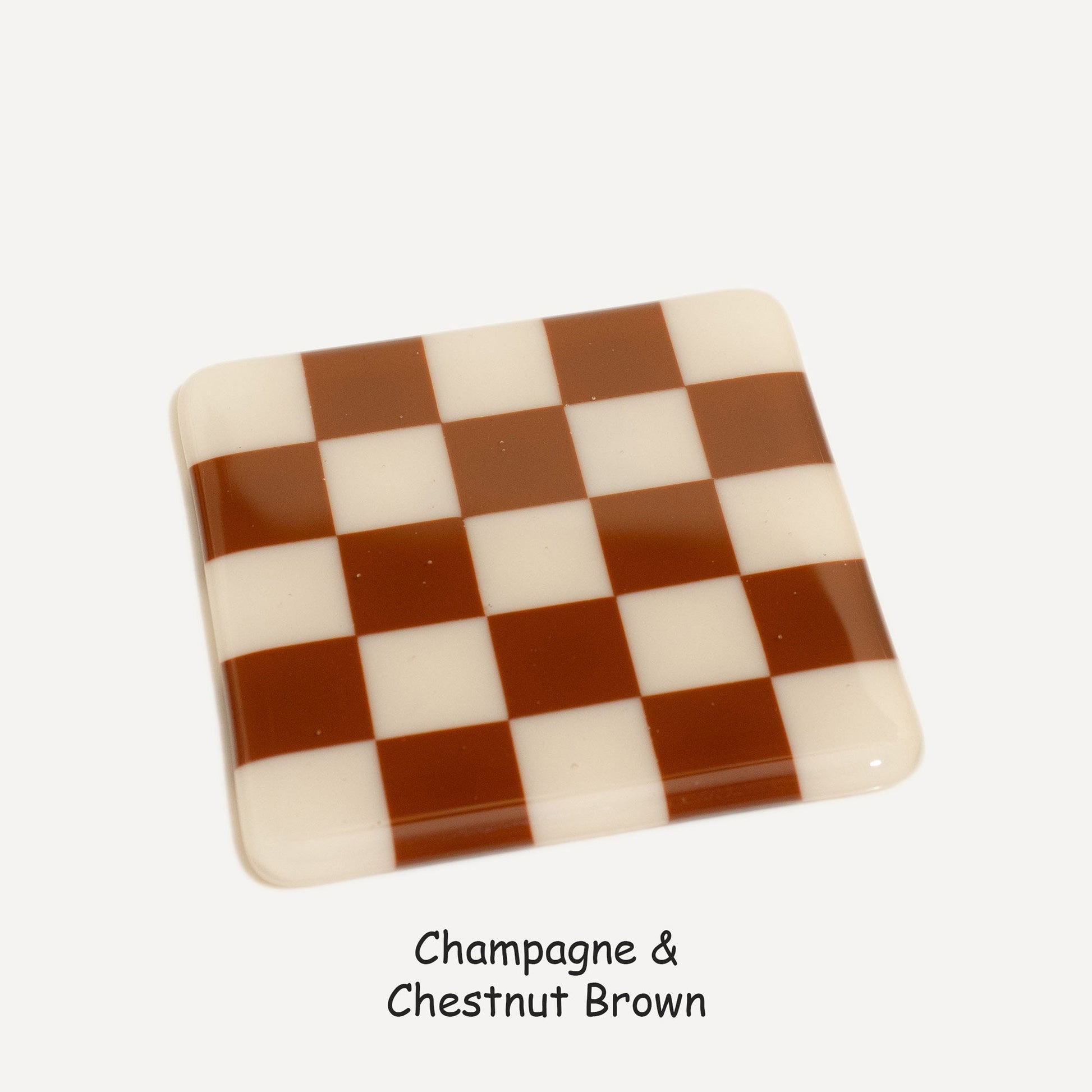 10cm Chequered Dual Colour Coaster Oceanside Collection