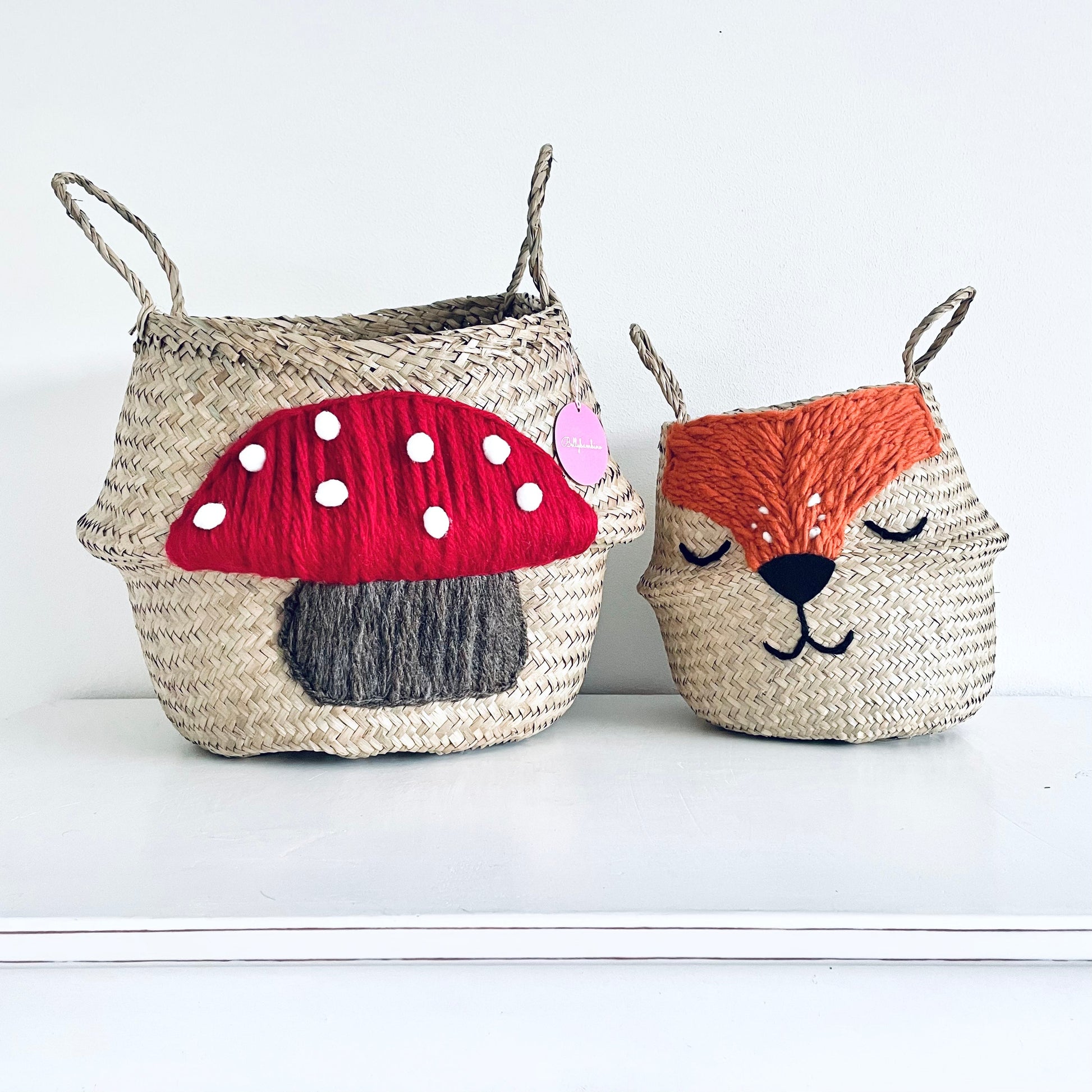 Toadstool basket - large