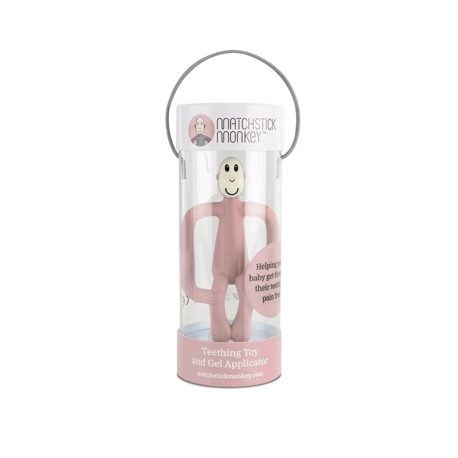 Teething Toy in Dusty Pink