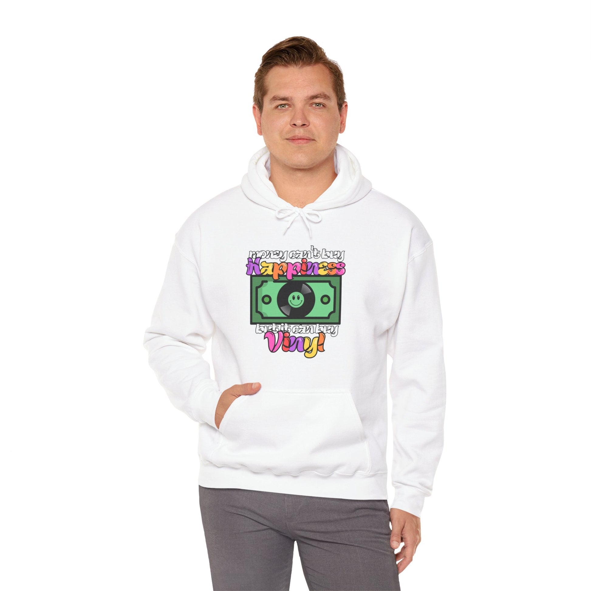 Money Can't Buy Happiness But It Can Buy Vinyl Men's Hoodie